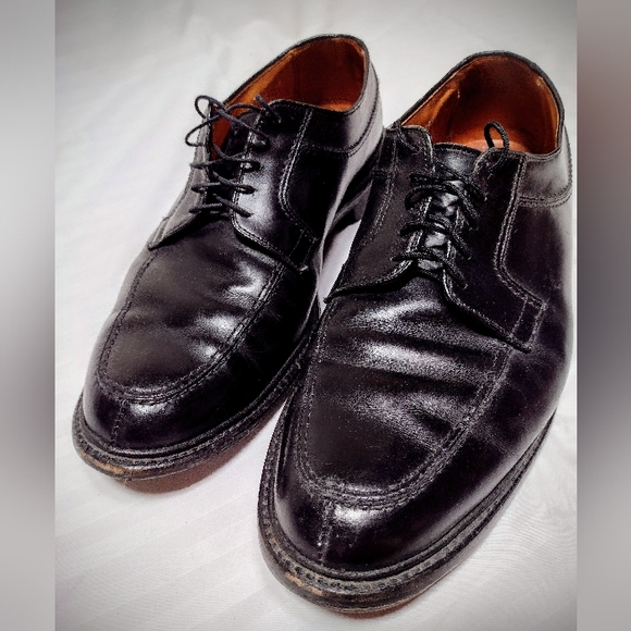 Men's Size 11.5 Allen Edmonds Norse Black Leather Dress Shoe Excellent Condition - Picture 2 of 11